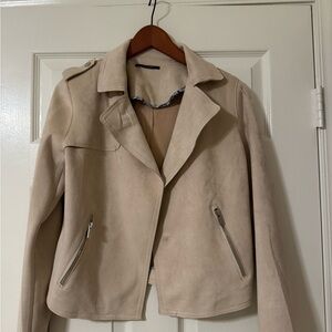 T Tahari Light Tan Blazer